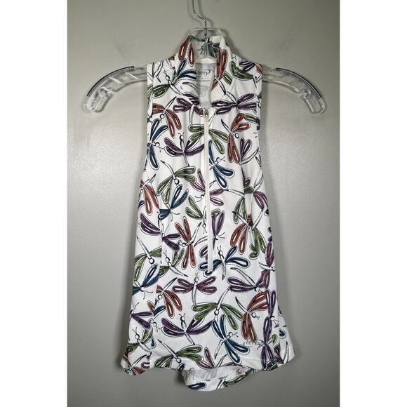 Terry Tops - Terry Bicycle Tank Top Womens XS Biking Sleeveless Butterfly Print Outdoors